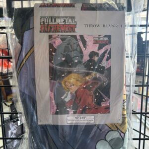 FullMetal Alchemist Throw Blanket (Edward, Alphonse, Mustang Ver.)