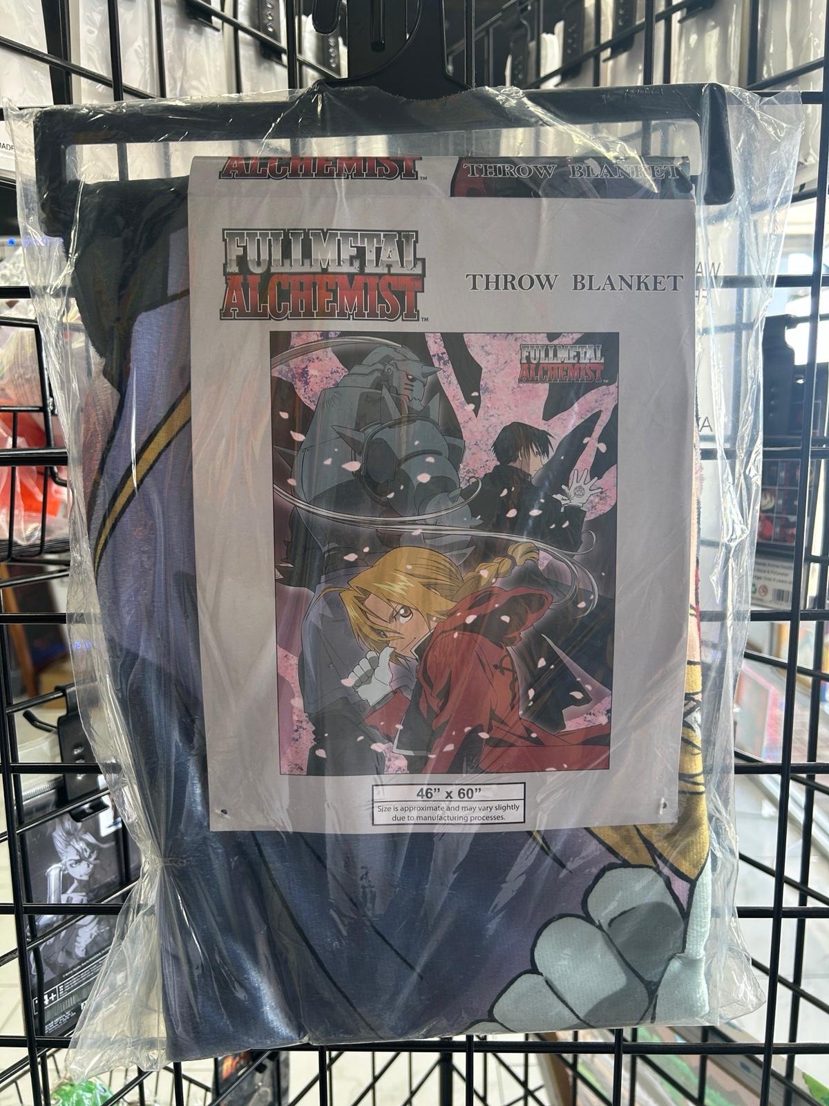 FullMetal Alchemist Throw Blanket (Edward, Alphonse, Mustang Ver.)
