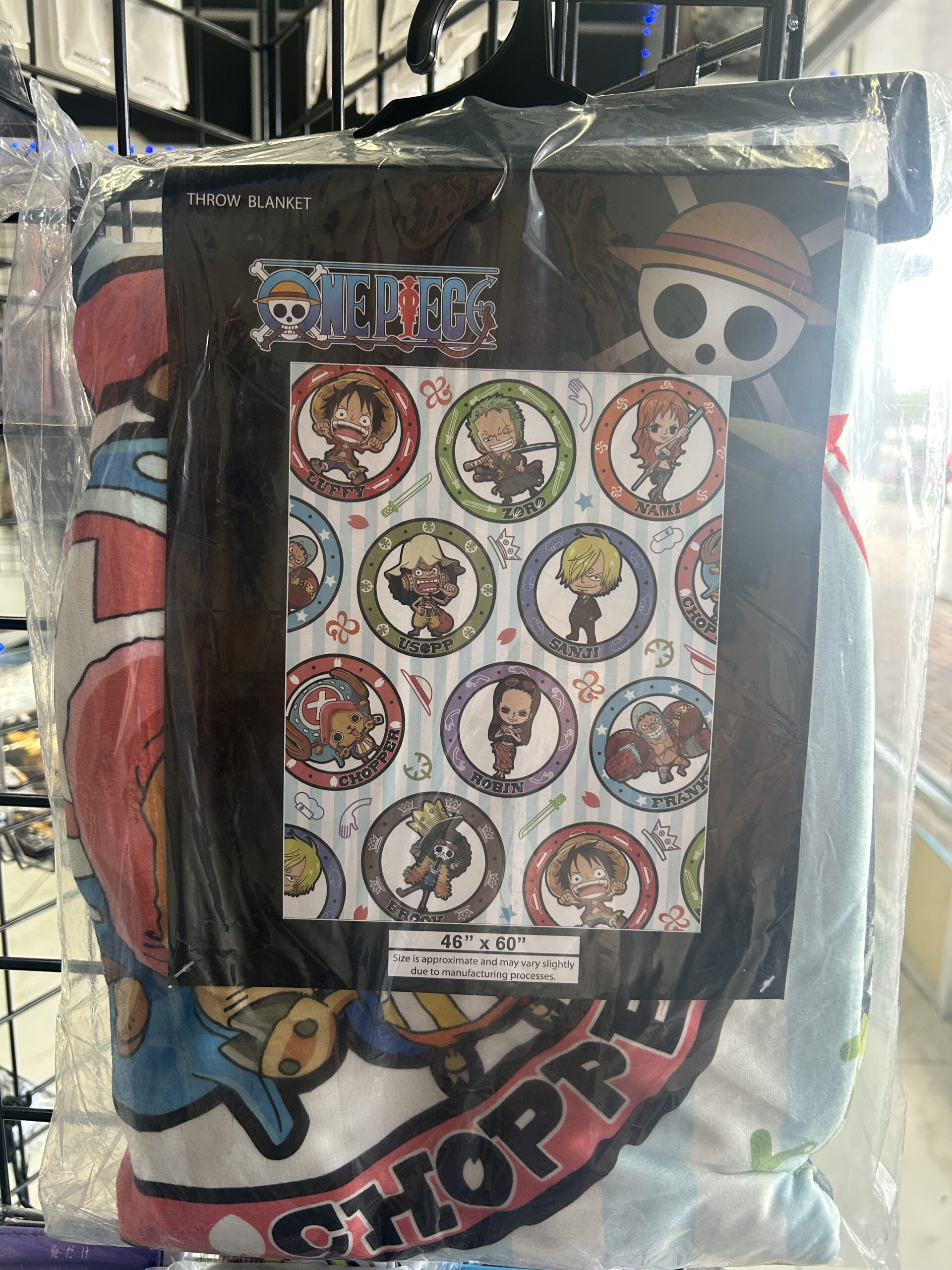 One Piece Throw Blanket (Chibi Ver.)