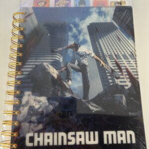Chainsaw Man Tabbed Spiral Notebook