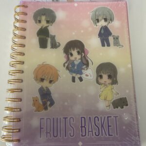 Fruits Basket Tabbed Spiral Notebook