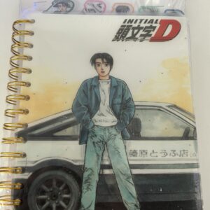 Initial D Tabbed Spiral Notebook